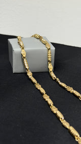 CADENA TORNILLO/ 17,05gr/ 6mm/ 60cm/ Oro Nacional 18k