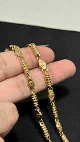 CADENA TORNILLO/ 17,05gr/ 6mm/ 60cm/ Oro Nacional 18k