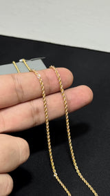 CADENA LAZO/ 3,5gr/ 2.15mm/ 60cm/ Oro Italiano 18k