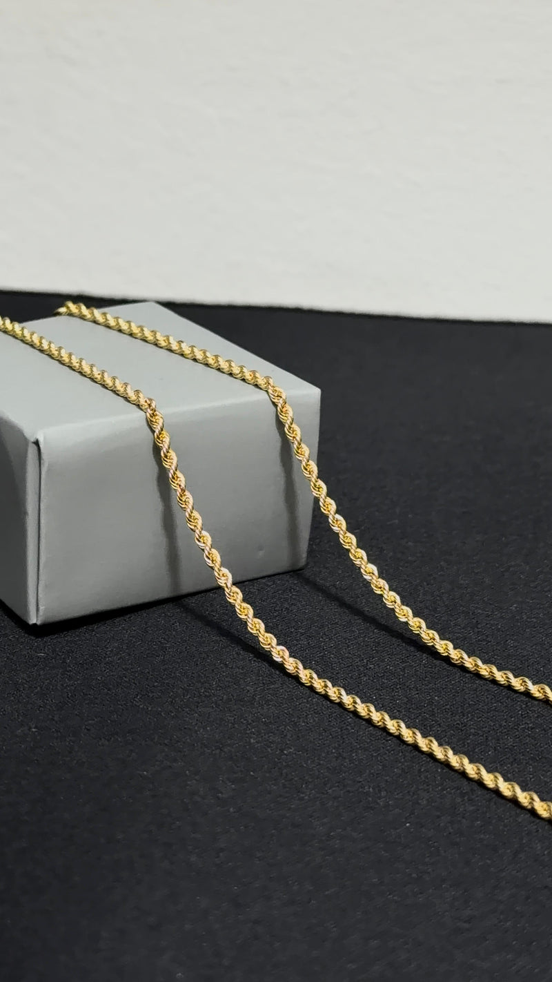 CADENA LAZO/ 3,5gr/ 2.15mm/ 60cm/ Oro Italiano 18k