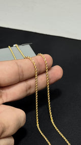 CADENA LAZO/ 3,5gr/ 2.15mm/ 60cm/ Oro Italiano 18k