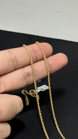 CADENA LAZO/ 3,5gr/ 2.15mm/ 60cm/ Oro Italiano 18k