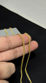 CADENA FRANCO 6,22gr/ 1,9mm/ 60cm/ Oro Italiano 18k