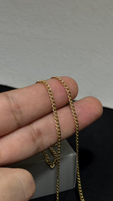 CADENA CUBANA/ 2,8gr/ 2.4mm/ 60cm/ Oro Italiano 18k