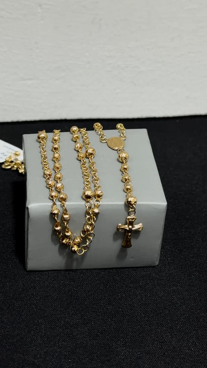 CAMANDULA / 6,85gr/ 3mm/4mm/ 50cm/ Oro Nacional 18k