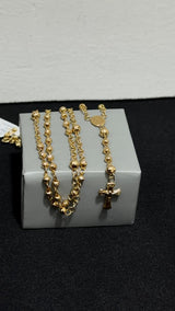 CAMANDULA / 6,85gr/ 3mm/4mm/ 50cm/ Oro Nacional 18k