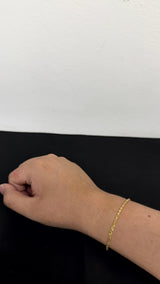 PULSERA TRENZA / 2,46gr/19,5cm/ Oro Italiano 18k