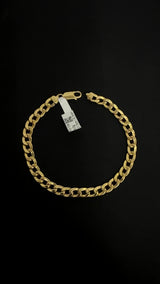PULSERA CUBANA / 9,0gr/ 6,3mm/ 21,5cm/ Oro Italiano 18k