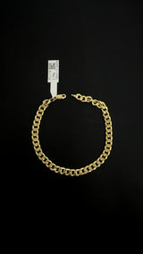 PULSERA CUBANA / 2,39gr/ 5,24mm/ 19cm/ Oro Italiano 18k
