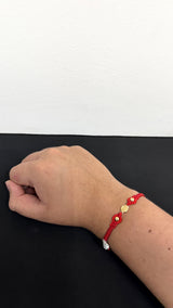 PULSERA TEJIDA HERRAJE RX / 0,7gr/ Oro Nacional 18k