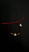 PULSERA TEJIDA HERRAJE VIRGEN DE GUADALUPE / 0,7gr/ Oro Nacional 18k