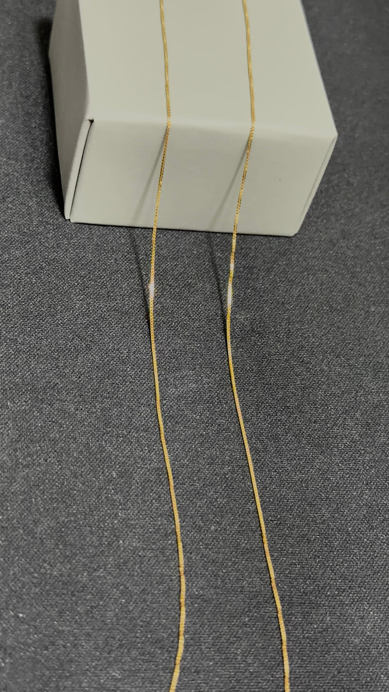 CADENA VENECIANA /1,30gr/ 0.10mm/ 50cm/ Oro Italiano 18k
